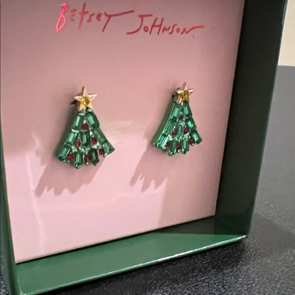 Betsey Johnson | Festive Christmas Tree Earrings 🎄 - Picture 3 of 8